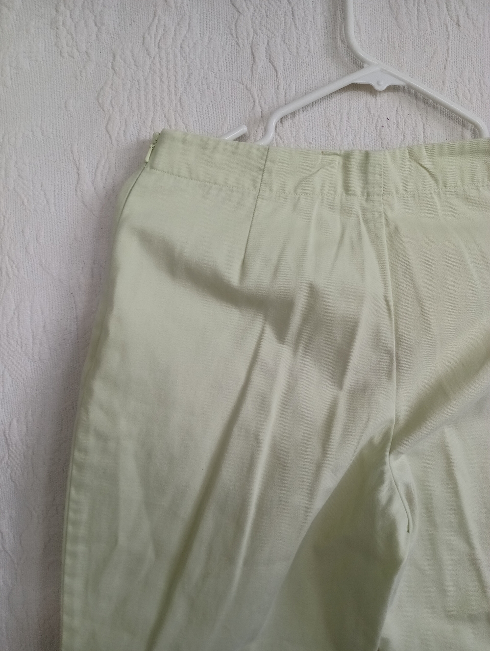 Christopher & Banks Lime Green Fruit Chinos Embroidered Cropped retro Summer Bbq - Picture 10 of 12
